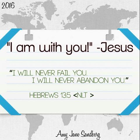 I am with you